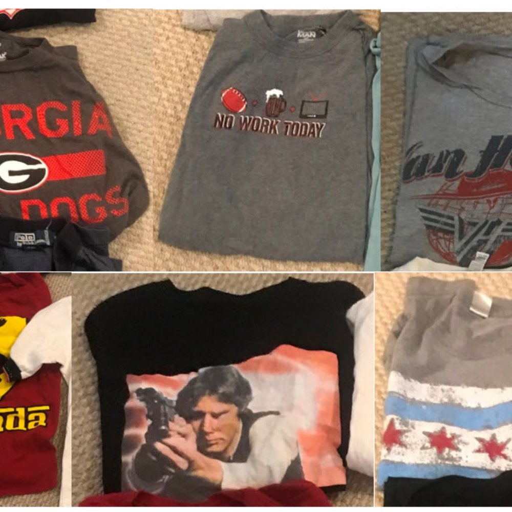COOL RETRO T SHIRTS SOME NEVER WORN $30 EACH - SPECIAL BUNDLE PRICING